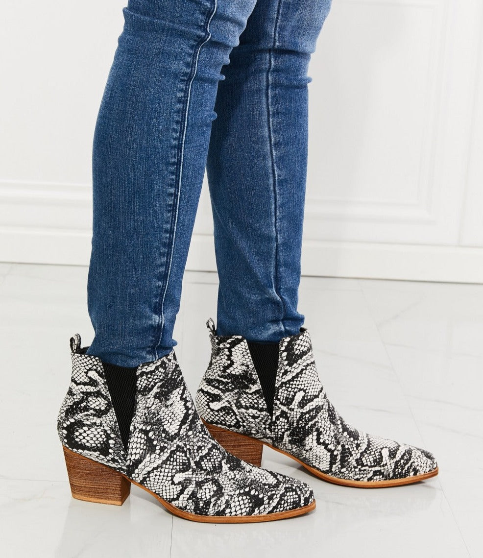 Back At It Booties | Snakeskin