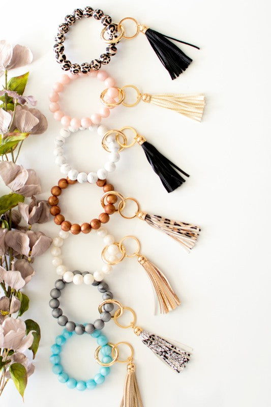 Harper Silicone Beaded Bracelet | Multiple Colors - Bella Lia Boutique