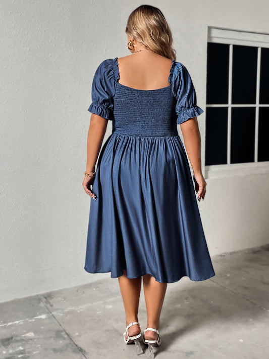 Sweetheart Ruched Dress | Curvy