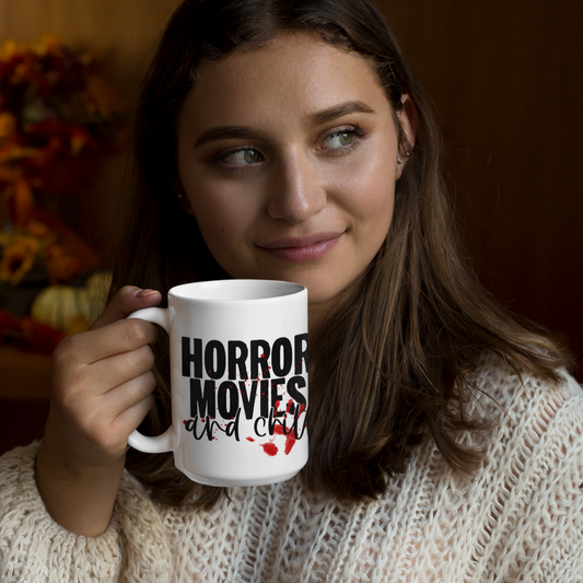 Horror Movies & Chill Mug | 11 oz or 15 oz - Bella Lia Boutique