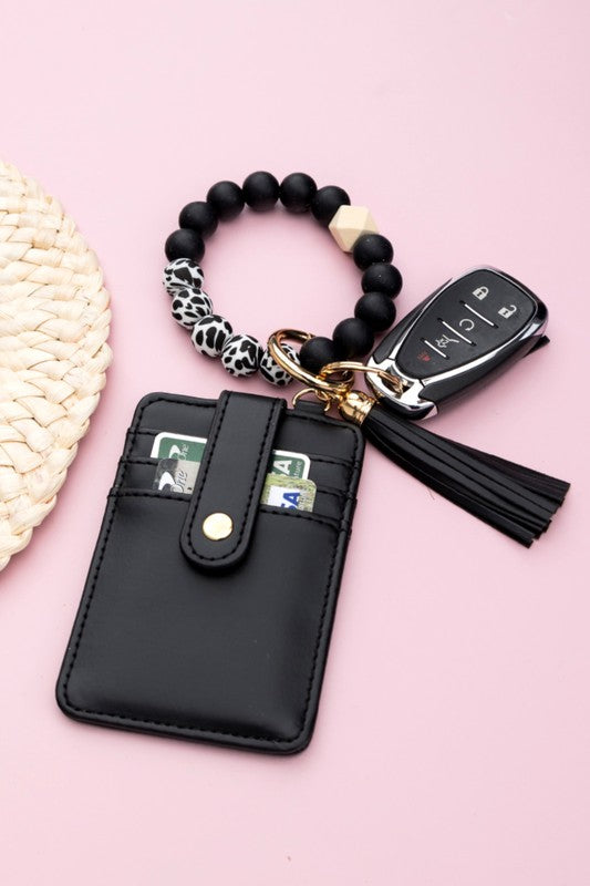 Silicone Key Ring Wallet Bracelet - Bella Lia Boutique