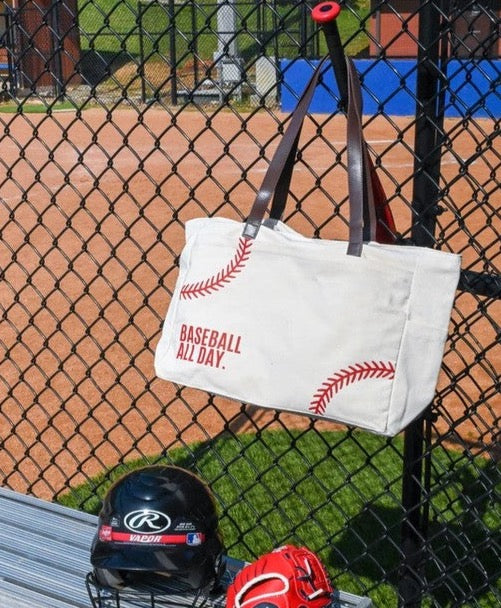 Baseball All Day Tote Bag