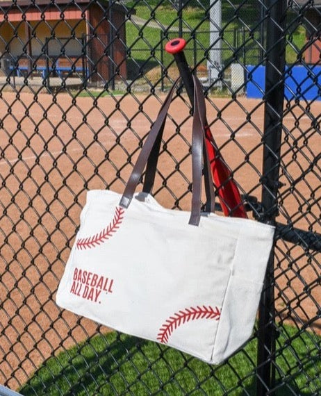 Baseball All Day Tote Bag