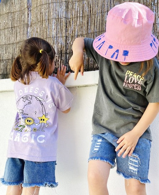 Lavender Kindness Graphic Tee | Kid's