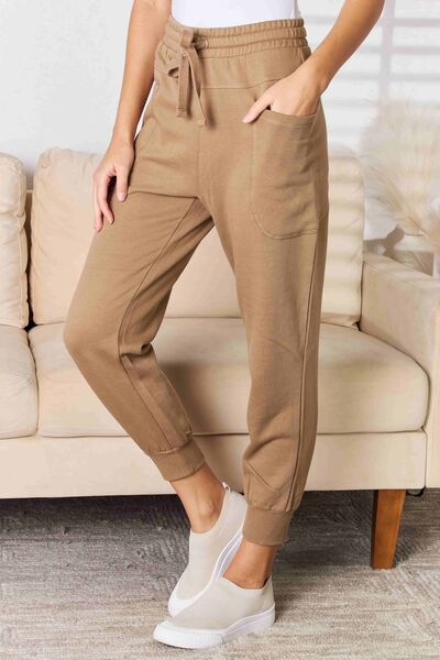 Alayna High-Rise Relaxed Joggers | Mocha