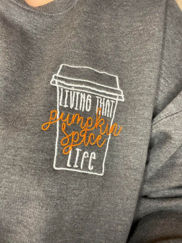 Pumpkin Spice Life Sweatshirt - Bella Lia Boutique