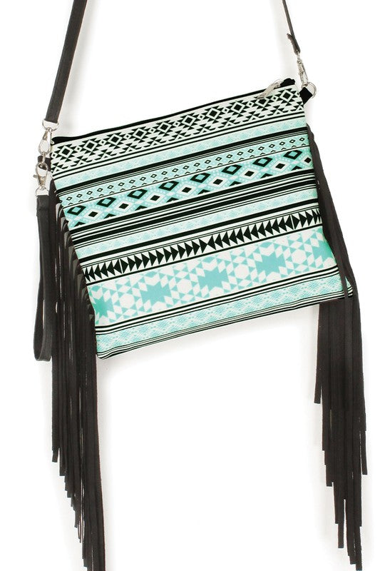 Aztec Striped Crossbody | Multiple Colors - Bella Lia Boutique