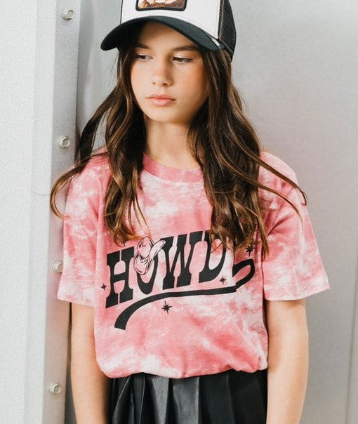 Howdy Western Tie-dye Tee | Kid's