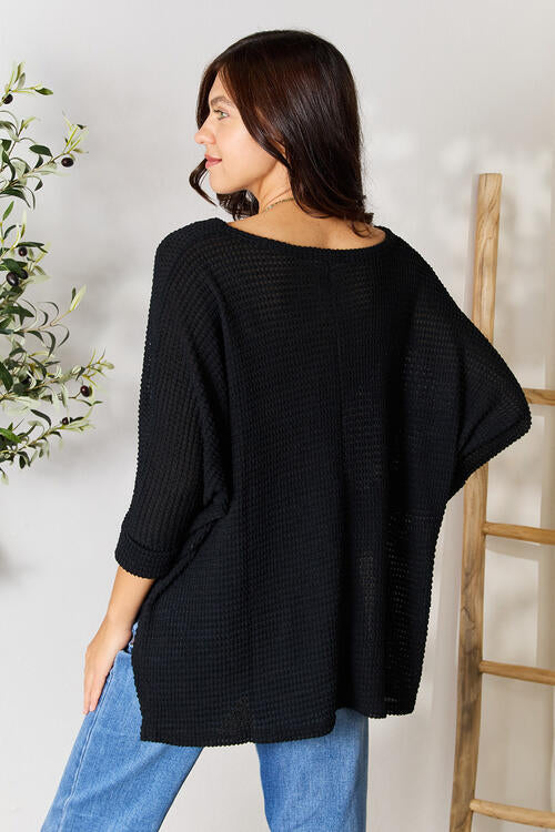 Naturalis High-Low Knit Top