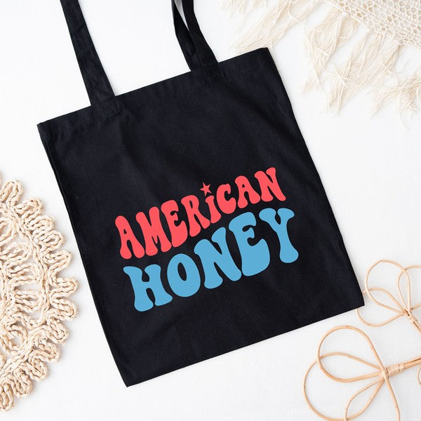 American Honey Wavy Tote I Multiple Colors - Bella Lia Boutique