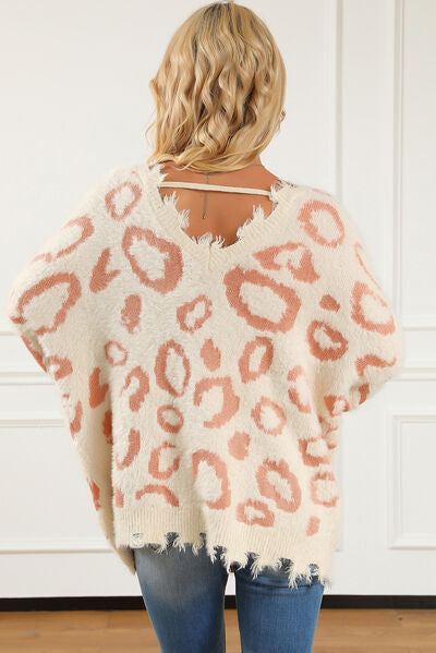 Ivory Leopard Sweater