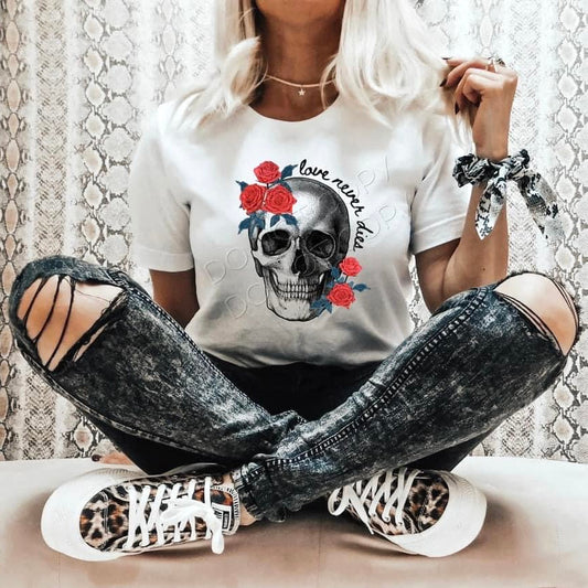 Love Never Dies Graphic Tee or Sweatshirt - Bella Lia Boutique