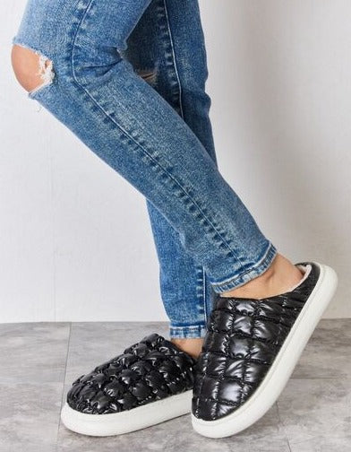 Puffer Plush Slippers