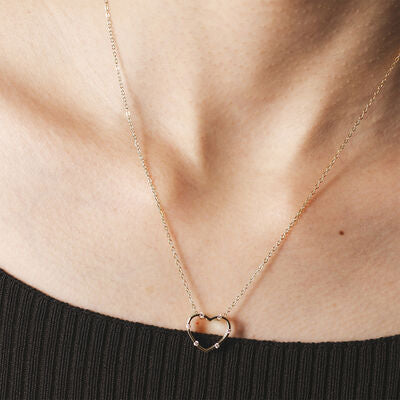 Heart Inlaid Necklace