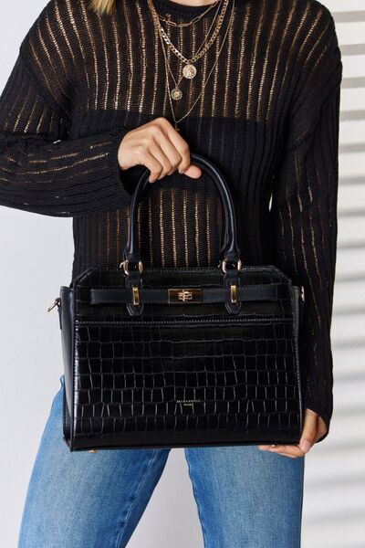 Swayze Textured Handbag | David Jones