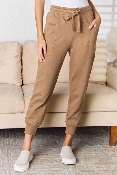 Alayna High-Rise Relaxed Joggers | Mocha