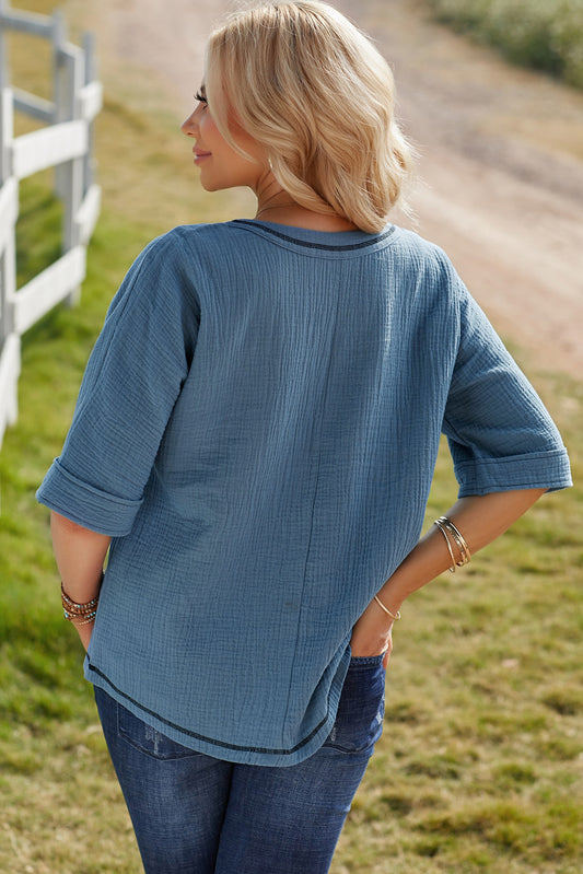 Lost Avenues Textured Top | Multiple Colors