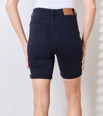 Liana High-Waist Tummy Control Bermuda Shorts | Judy Blue