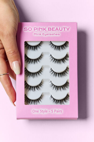 Mink Eyelashes | 5 Pairs