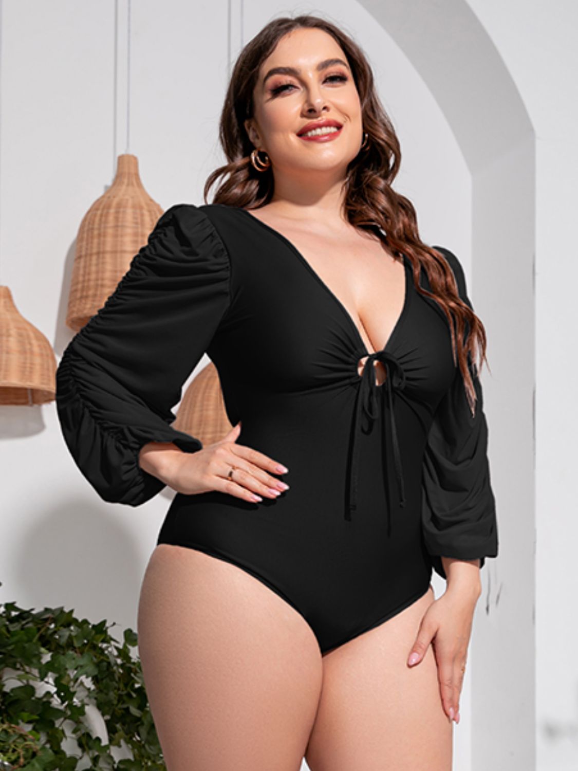 In My Feelings One-Piece Swimsuit | Curvy