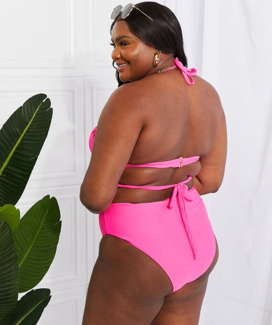 Summer Splash Halter Bikini | Pink
