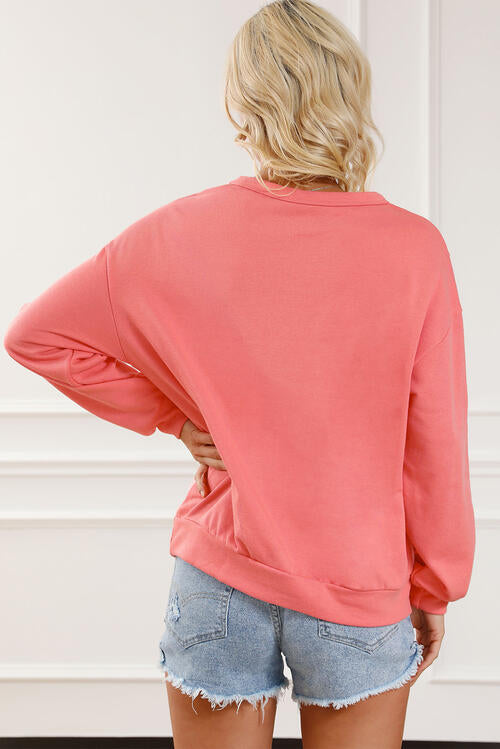 Summer Loungin' Color Block Sweatshirt