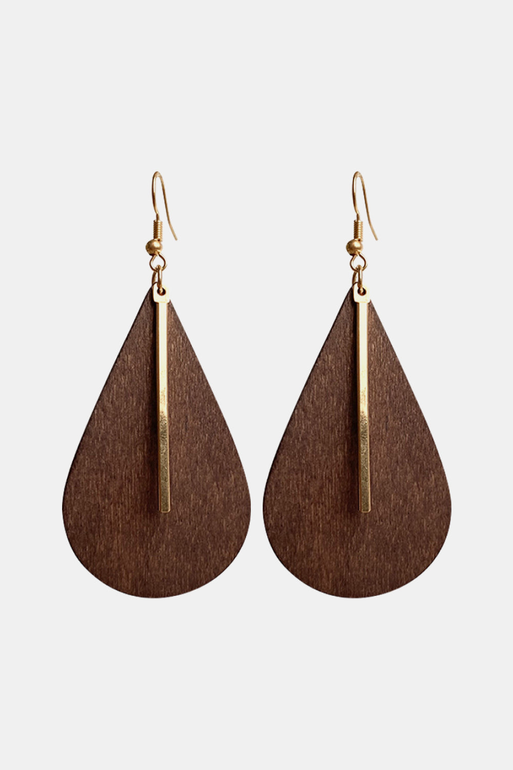 Geometrical Wooden Earrings