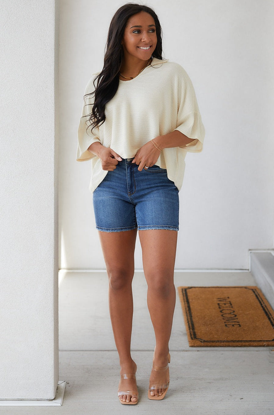 Brianna Boxy Crop Top