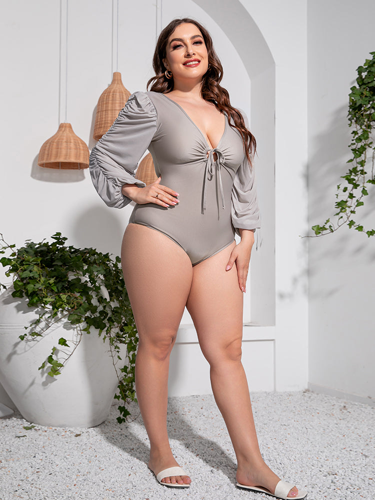 In My Feelings One-Piece Swimsuit | Curvy