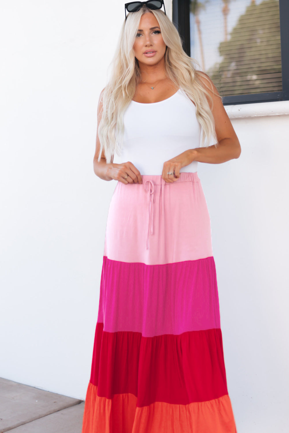 Change of Heart Tiered Maxi Skirt