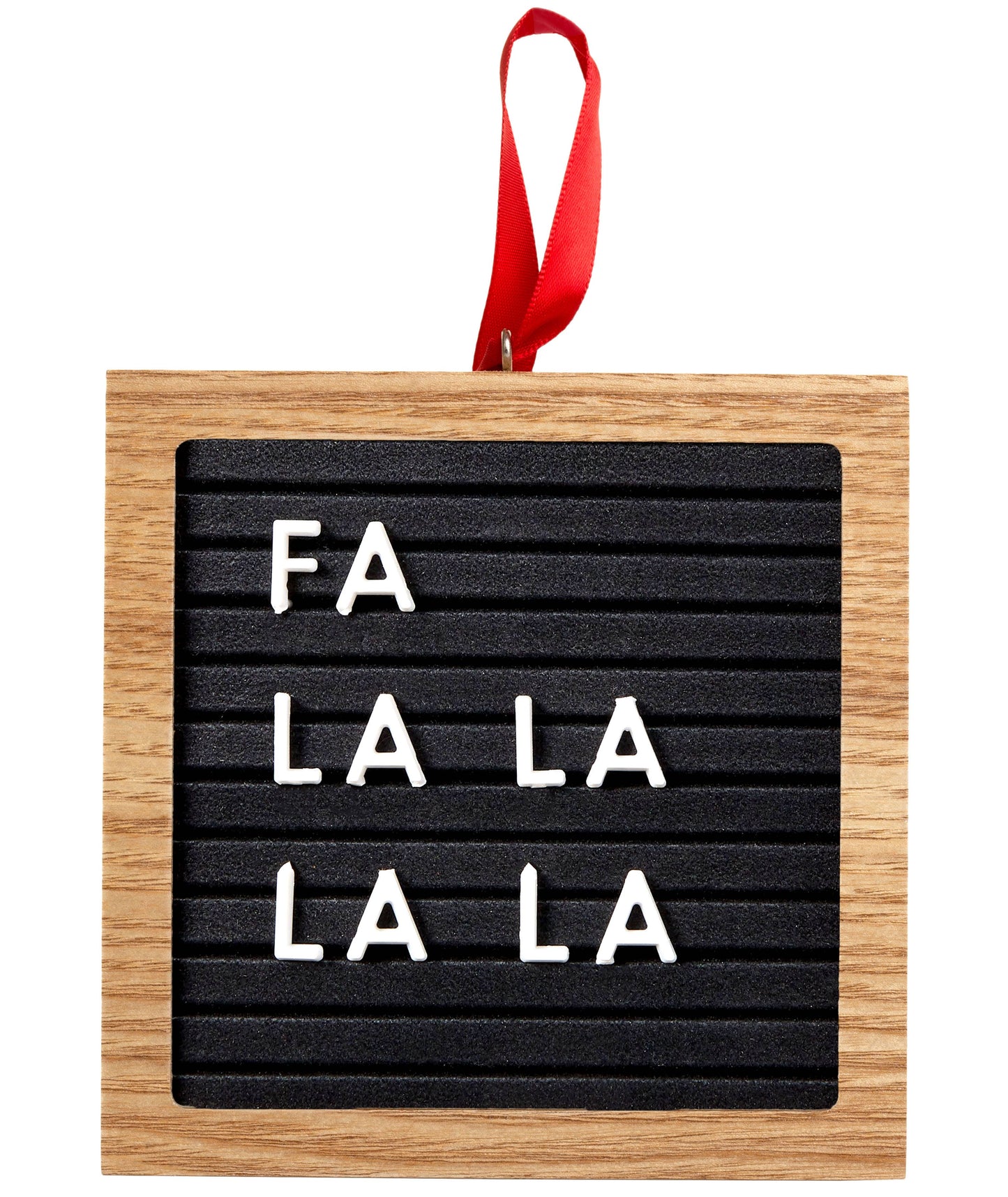 Customizable Wooden Holiday Letterboard Ornament - Bella Lia Boutique