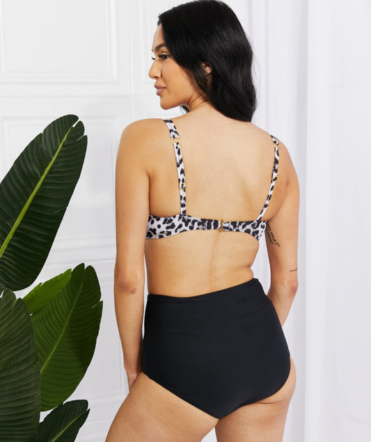 Take A Dip Twist High-Rise Bikini | Leopard