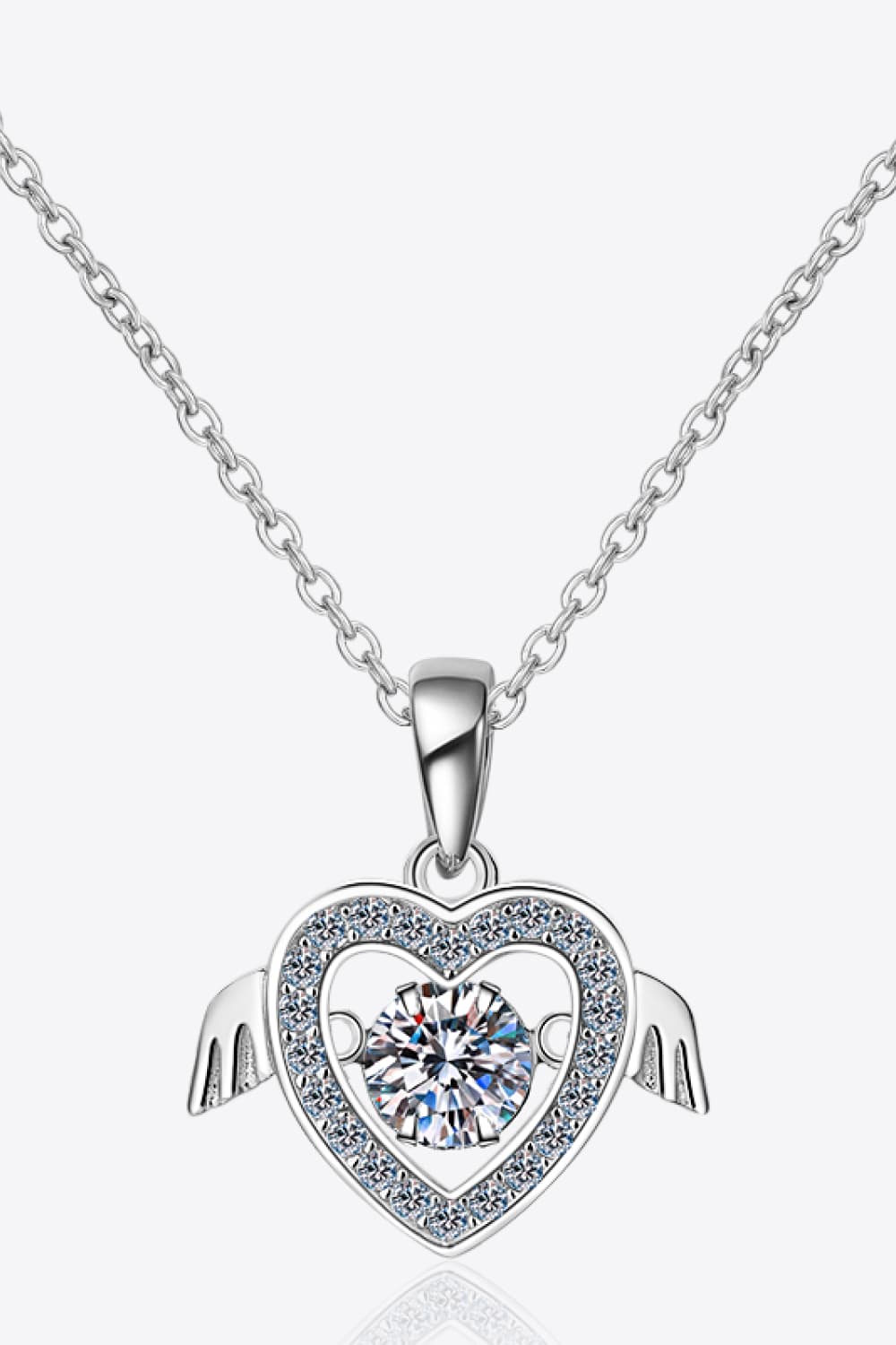 Moissanite Sterling Silver Necklace