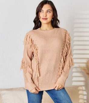 Tassel Long Sleeve Sweater