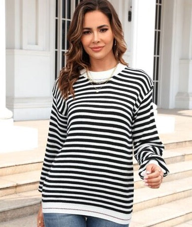 All About the Stripes Sweater | Multiple Colors