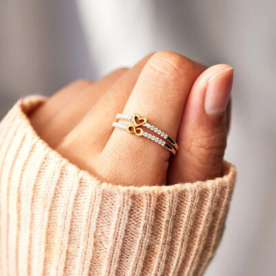 Sterling Silver Heart Shape Ring