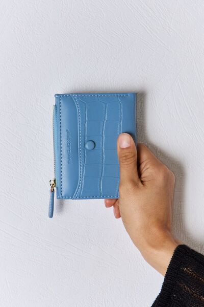 Textured Leather Mini Wallet | David Jones