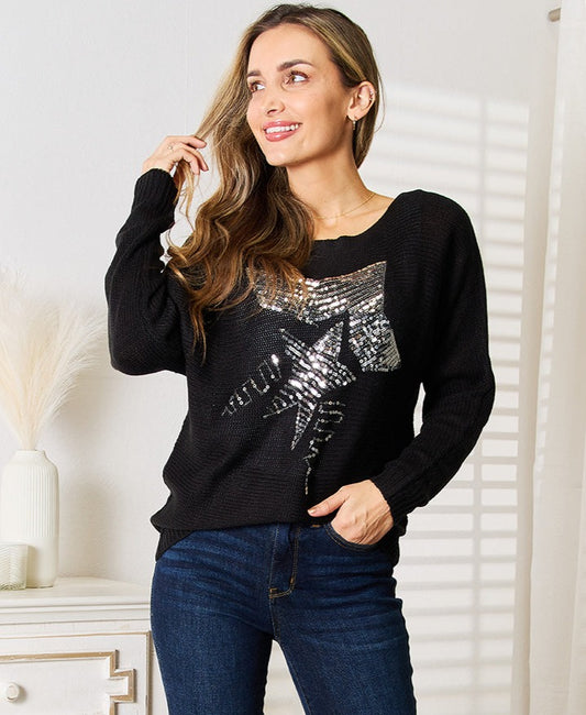 Chasing Dream Sequin Dolman Top