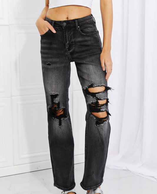 Lois Distressed Loose Fit Jeans | Risen
