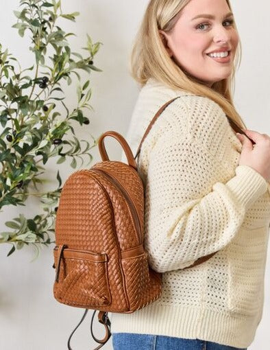 Intertwined Woven Backpack