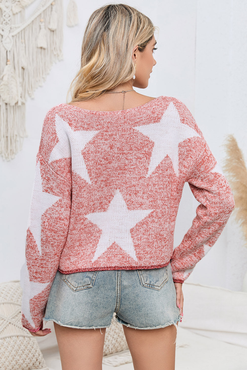 Star Power Knit Top
