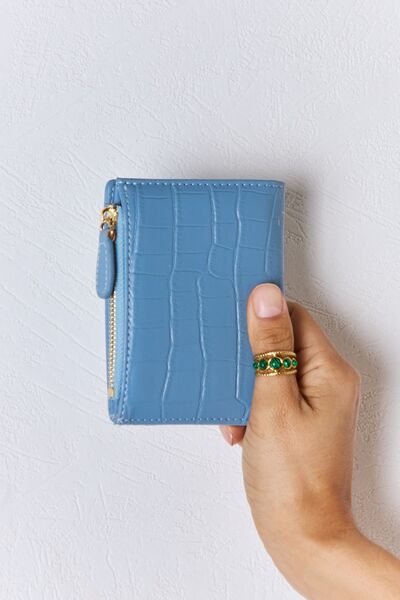 Textured Leather Mini Wallet | David Jones