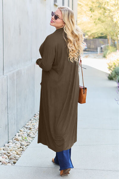 Open Front Long Sleeve Cover Up | Multiple Colors