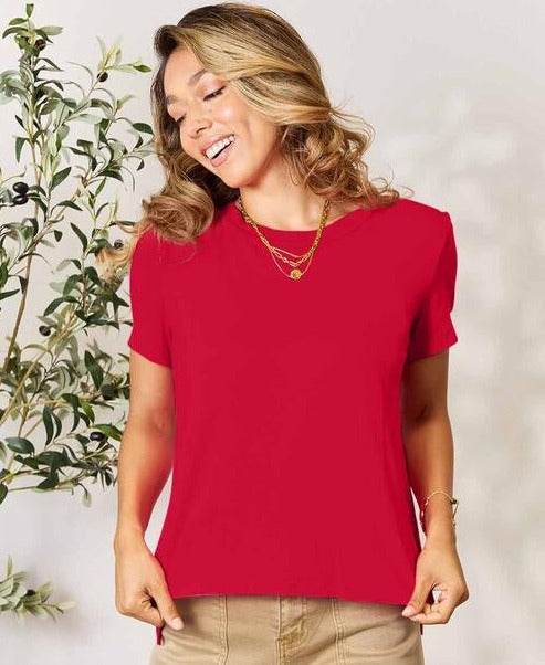 Falling in Love Short Sleeve Top | Multiple Colors