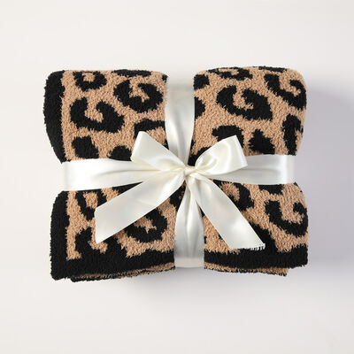 Cuddley Leopard Throw Blanket