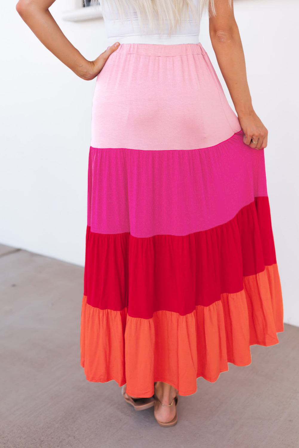 Change of Heart Tiered Maxi Skirt