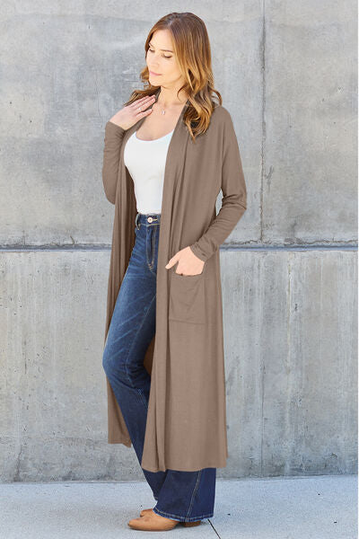 Open Front Long Sleeve Cover Up | Multiple Colors