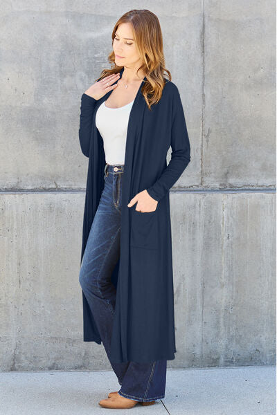 Open Front Long Sleeve Cover Up | Multiple Colors