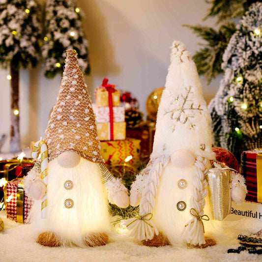 Light-Up Winter Gnomes