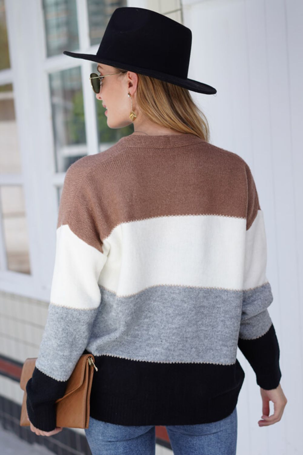 I Heart This Color Block Cardigan